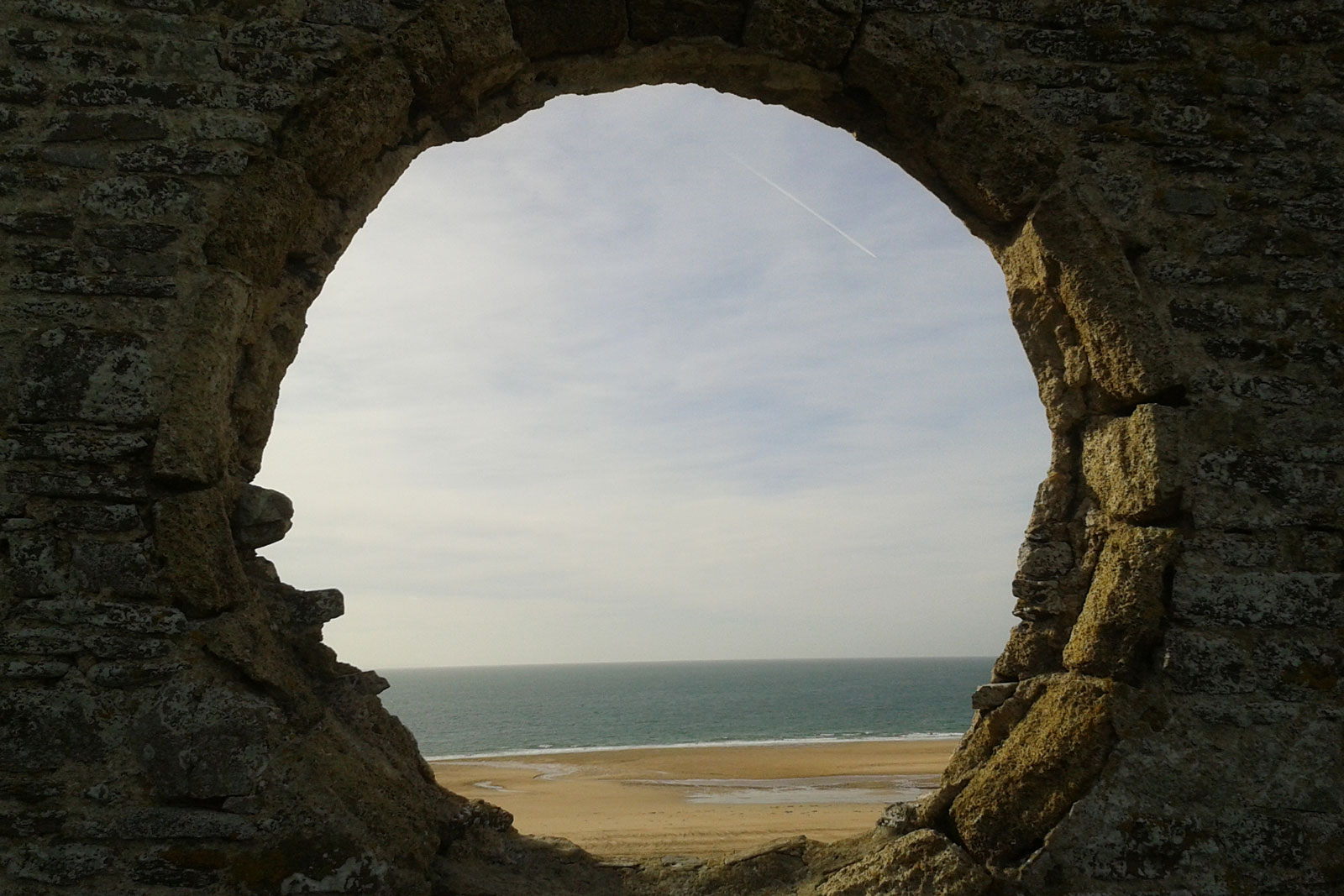 Paysage apaisant en bord de mer